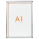 Bulletin board Nobo Aluminium polypropylene