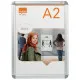 Bulletin board Nobo Aluminium polypropylene