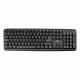 Teclado Ewent EW3109 PS/2 USB Negro