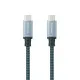 Cable USB-C 3.1 NANOCABLE 10.01.4102-COMB 2 m Negro/Gris