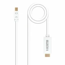 Adaptador Mini DisplayPort a HDMI NANOCABLE 10.15.4002 Blanco 2 m