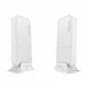 Access point Wireless Wire Mikrotik RBwAPG-60adkit 60 GHz White (2 pcs)