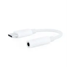 Adaptador USB C a Jack 3.5 mm NANOCABLE 10.24.1205-W Blanco