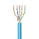UTP Category 6 Rigid Network Cable Ewent IM1222 Blue 50 m