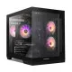 ATX Semi-tower Box Nox-Xtreme NXHUMMERASTRANEOBK Black