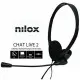 Auriculares con Micrófono Nilox NXCM0000004 Negro