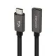 Cable Alargador USB-C NANOCABLE 10.01.4400 Negro 50 cm