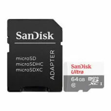 Tarjeta de Memoria Micro SDXC SanDisk SDSQUNR-064G-GN3MA 64 GB CL10 64 GB