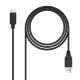 Cable USB A a USB C NANOCABLE 10.01.4002 2 m Negro