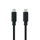 Cable USB C NANOCABLE 10.01.4101-L150 1,5 m Black