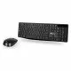 Keyboard and Wireless Mouse NGS NGSWIRELESSSETALLUREKIT Black Spanish Qwerty