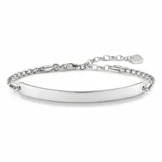 Pulsera Mujer Thomas Sabo LBA0047-001-12-L Plata de ley Plateado