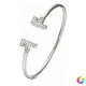 Brazalete Folli Follie F Plata de ley (Ø 58 mm)