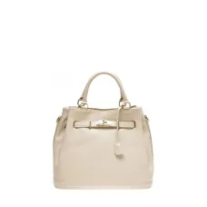 Women's Handbag Anna Luchini SS22-AL-1762-BEIGE Beige 36 x 29 x 17 cm