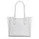 Shoulder Bag Michael Kors Leida White 34 x 29 x 12 cm