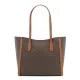 Shoulder Bag Michael Kors Leida Brown 34 x 29 x 12 cm