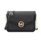 Shoulder Bag Michael Kors Leida Black 23 x 16 x 7 cm