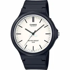 Reloj Unisex Casio MW-240-7EVEF Blanco Negro