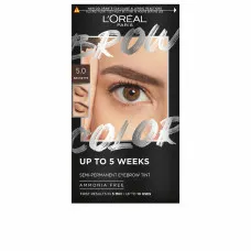 Tinte para Cejas L'Oreal Make Up BROW COLOR Nº 5.0 Brunette Semipermanente 4 Piezas