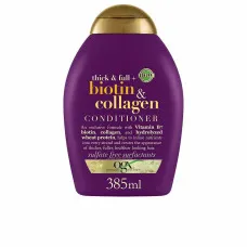 Acondicionador OGX Biotin Collagen Colágeno Biotina Aporta volumen 385 ml