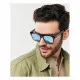 Gafas de Sol Unisex Narciso Hawkers Azul Cromado