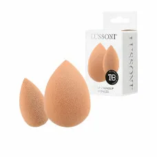 Esponja para Maquillaje Lussoni Esponjas Lote Beige 2 Piezas (2 Unidades)