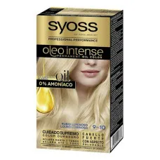 Tinte Permanente   Syoss Olio Intense Sin amoniaco Nº 9,10 Rubio Luminoso