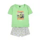 Summer Pyjama The Mandalorian Lady Light Green