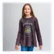 Camiseta de Manga Larga Infantil Harry Potter Gris oscuro