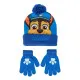Gorro y Guantes The Paw Patrol Azul (Talla única)