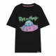 Unisex Short Sleeve T-Shirt Rick and Morty Black