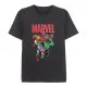 Men’s Short Sleeve T-Shirt Marvel Grey Dark grey Adults
