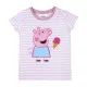 Camiseta de Manga Corta Infantil Peppa Pig Rosa