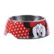 Dog Feeder Minnie Mouse Melamin 410 ml Multicolour Polyester Metal