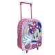 Mochila Escolar con Ruedas Minnie Mouse Rosa 25 x 28 x 10 cm
