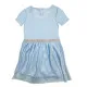 Vestido Stitch Azul claro