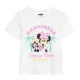 Camiseta de Manga Corta Infantil Minnie Mouse Blanco