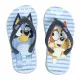 Swimming Pool Slippers Bluey Light Blue