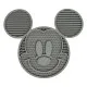 Comedero para Perro Mickey Mouse Gris Silicona 28 x 15 x 1,5 cm