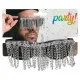 Gafas Cadena Negro/Plateado Accesorios para Disfraz