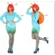 Costume for Adults Multicolour Lady Snail animals (3 Pieces)