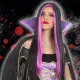 Halloween Wig Violet Fuchsia