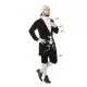 Costume for Adults Black Male Courtesan (3 Pieces)