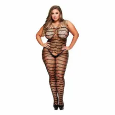 Bodystocking Jaquard Talla Grande Baci Lingerie 00223