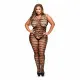 Bodystocking Jaquard Talla Grande Baci Lingerie 00223