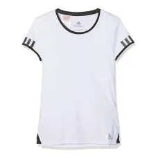 Child's Short Sleeve T-Shirt Adidas CLUB TEE DU2464 White Polyester