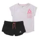 Conjunto Deportivo para Niños Reebok G ES SS MONGLW BABY Rosa Blanco