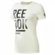 Camiseta de Manga Corta Mujer Reebok Training Split Tee Blanco