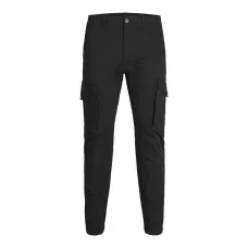 Trousers Jack & Jones JPSTPAUL JJFLAKE CARGO NOOS 12139912 Black