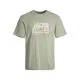 Camiseta de Manga Corta Hombre Jack & Jones JCOMAP SUMMER 12257908 Verde